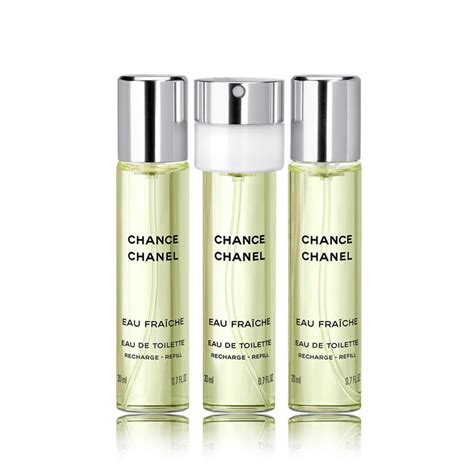 chanel chance perfume refills|chanel chance eau fraiche refill.